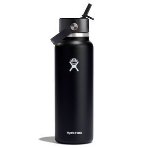 Open Box - Hydro Flask -  40oz Wide Mouth Flex Straw  Black